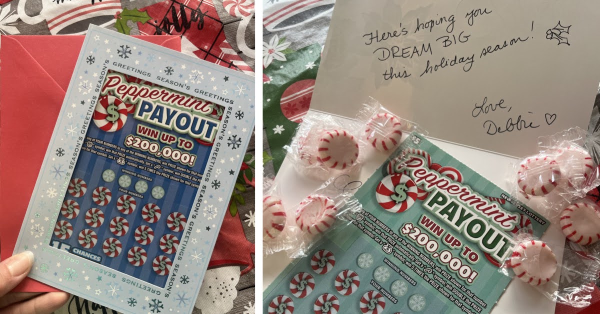 Dirty Santa + Lottery Tickets = The Perfect Gift - Easy Peasy Pleasy