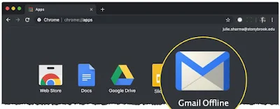 Google offline mail