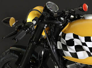 flaming flag sportster cafe racer by hd makinostra