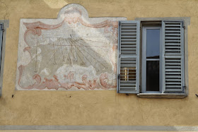 Sundial in Cherasco, Italy