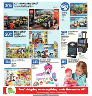 Toys r us flyer this week November 10 - 19, 2017