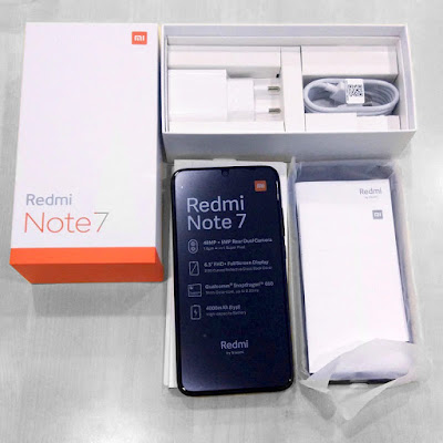 فتح علبة موبايل شاومى نوت 7 - opening xiaomi redmi note 7 box 