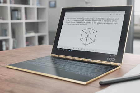 Lenovo Yoga Book Resmi Hadir di Indonesia, Tablet Unik dengan Keyboard yang Bisa Jadi Drawing Pad