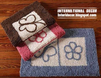 Latest models of bathroom rugs and rug sets