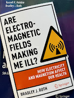 Are Electromagnetic Fields Making Me Ill? by Brad Roth superimposed on Intermediate Physics for Medicine and Biology.