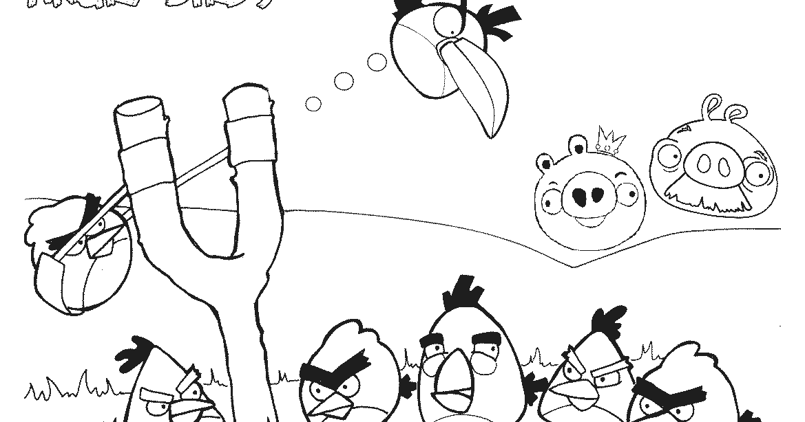 Download Brinquedos de Papel: Desenhos dos Angry Birds para Colorir ...