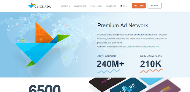 Homepage Clickadu