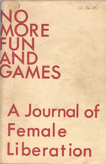 No More Fun and Games, women's publication cover from 1972