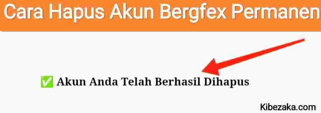 cara hapus akun bergfex permanen