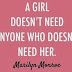 Quote Marilyn Monroe. FB Cover