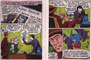 Batman in The Joker's Last Laugh mini comic pages 2 and 3