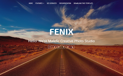 Fenix Portfolio Blogger Templates