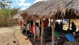 Zambia church leaders in training to distribute OCC shoeboxes.