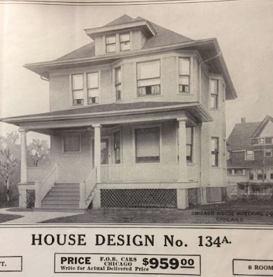 black & white catalog photo of Chicago House Wrecking Company - 1913- Model No 134