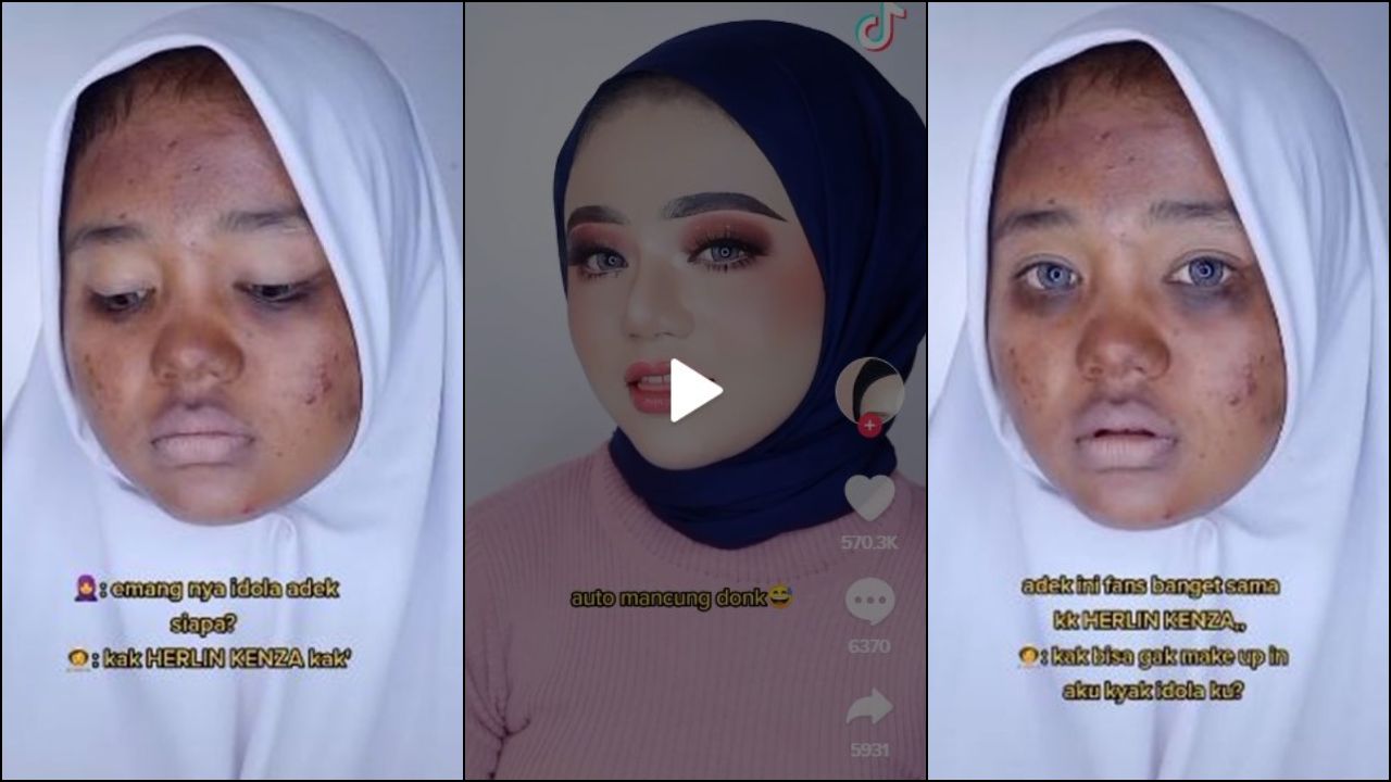 Cewek minta dirias MUA biar mirip selebgram Aceh, hasilnya keren abis