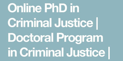 PhD Degrees in Criminal Justice