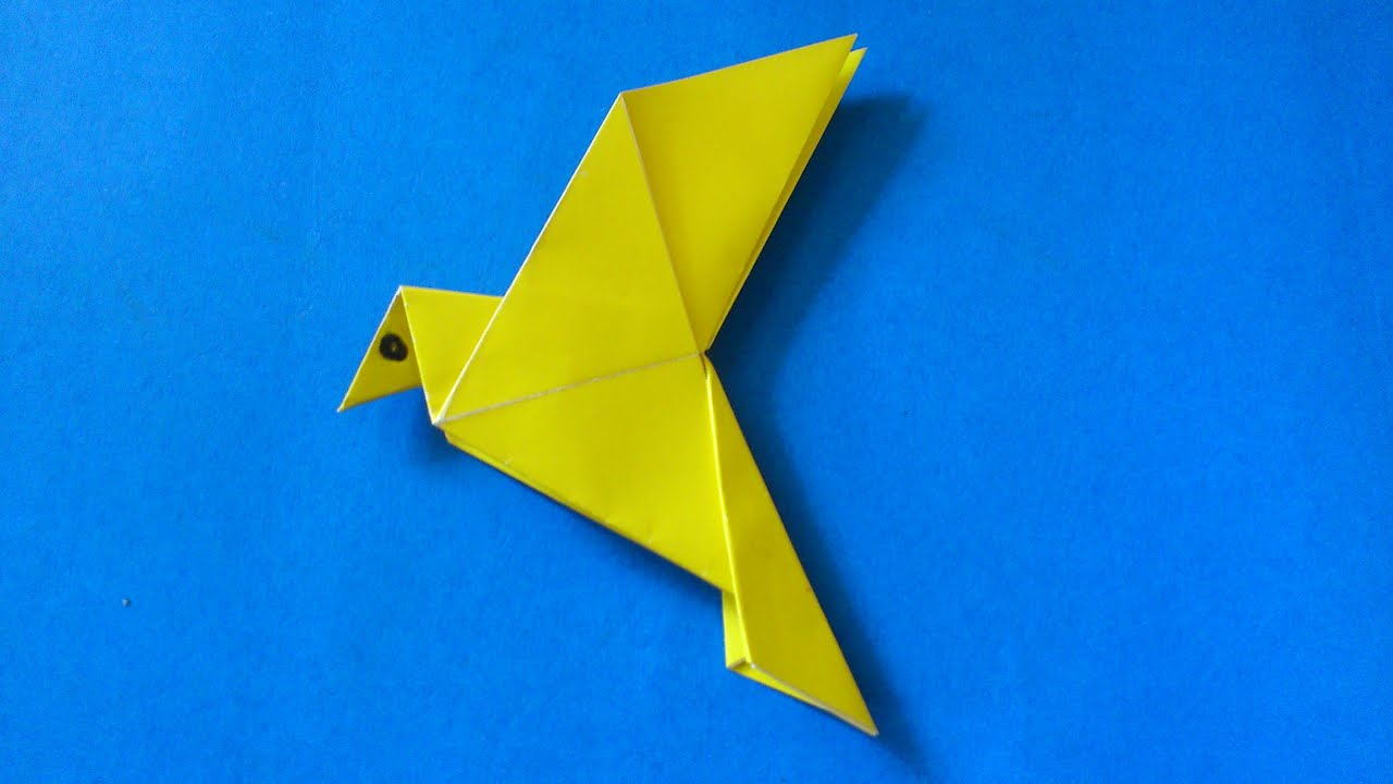 Cara Mudah Membuat Origami Burung Merpati Sederhana