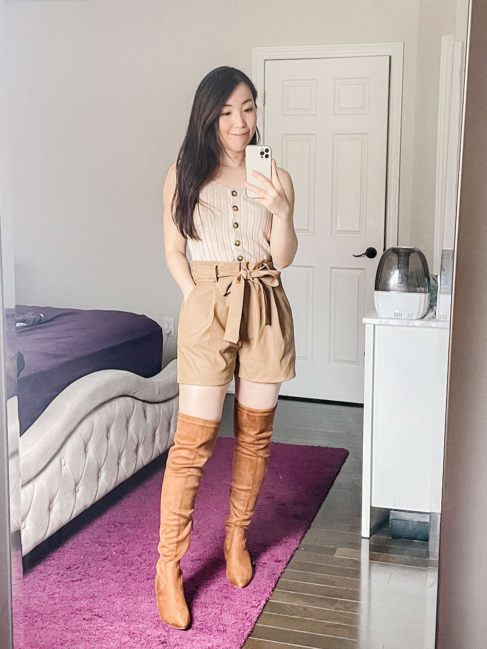 Brown Knee-High Boots