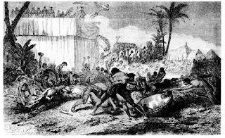 Sacrificios en Dahomey. dos