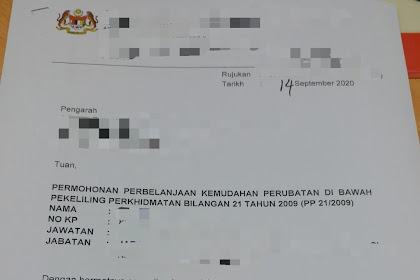 contoh surat memohon peruntukan