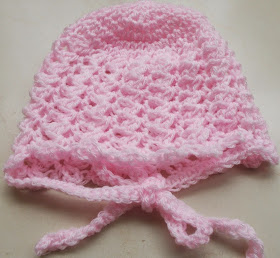 Sweet Nothings Crochet free crochet pattern blog, free crochet baby cap pattern
