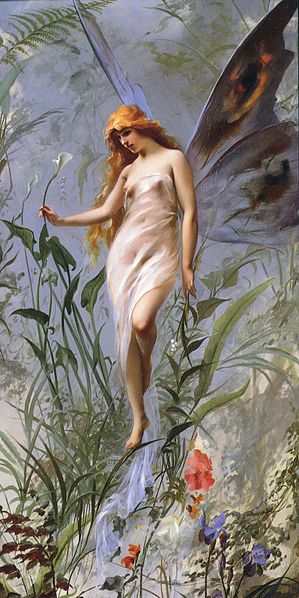 Luis Ricardo Falero, "Lily Fairy" (1888)