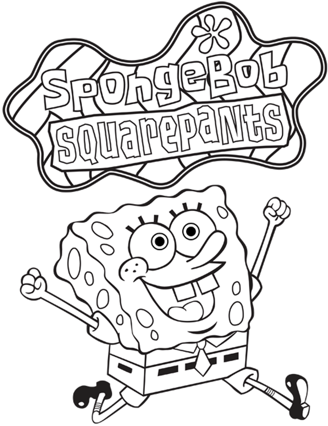 Free Nickelodeon Spongebob  Coloring Pages For Kids