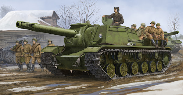 Soviet SU-152 Self-propelled Heavy Howitzer