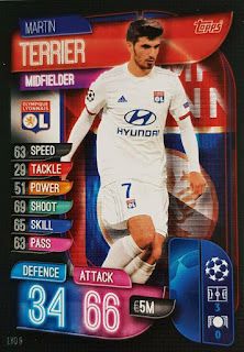 Topps Match Attax UEFA Champions League 2019-2020 (International Variant) Olympique Lyonnais Set