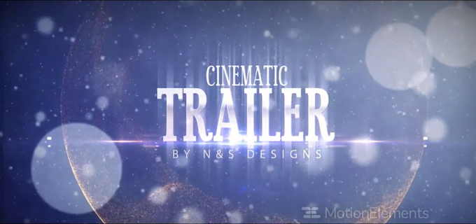 Cinematic Trailer : After Effects Template