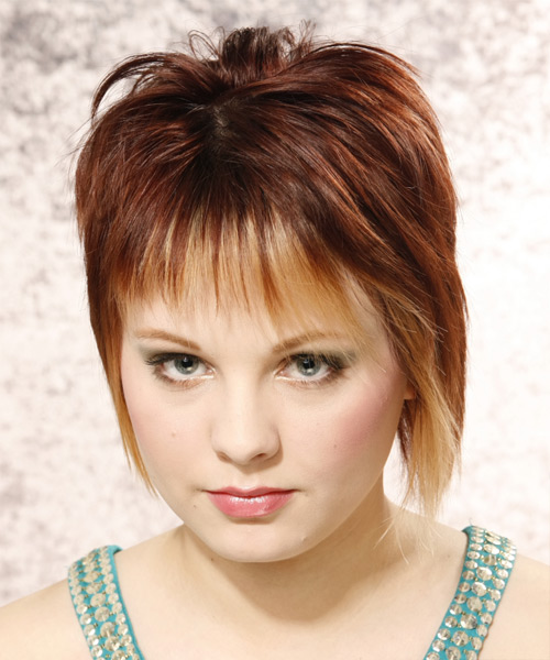 Short Hairstyle Round Face