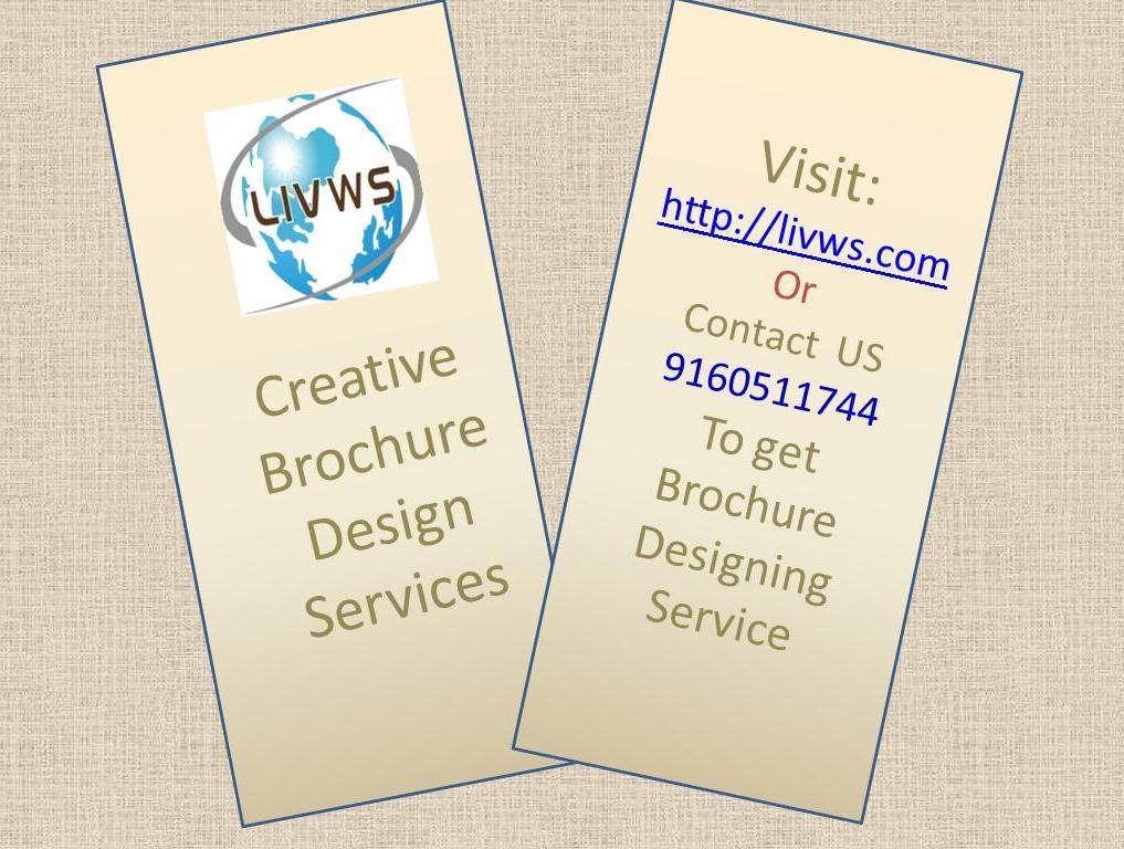Creative Brochure Design Services 