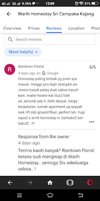 Warih-Homestay-Testimoni-Zulaika-Florist