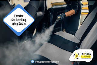 Exterior Car Detailing using Steam: