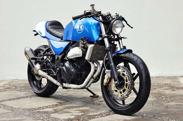 Modifikasi Kawasaki Ninja 250R Cafe Racer