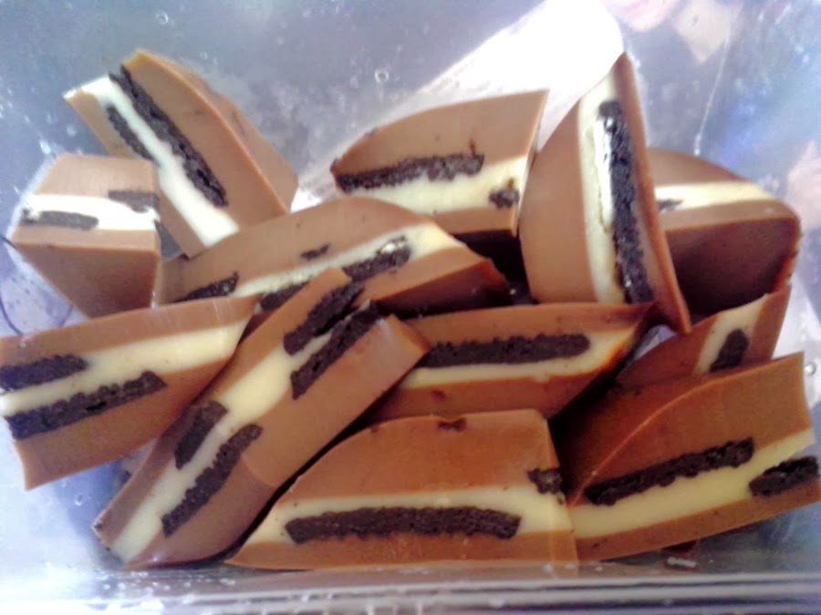 Puding Milo Lapis Oreo!