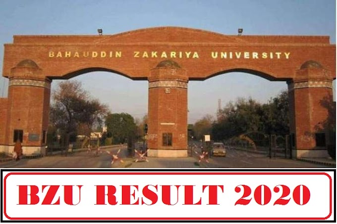 BZU BA/BSC RESULT ANNUAL EXAMS 2020 HAS BEEN DISPLAYED