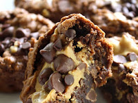Chocolate Peanut Butter Brownie Bites