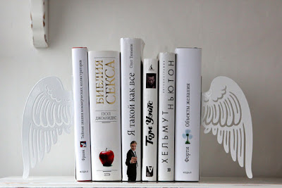 angel wing bookends