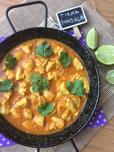 POLLO TIKKA MASALA RECETA