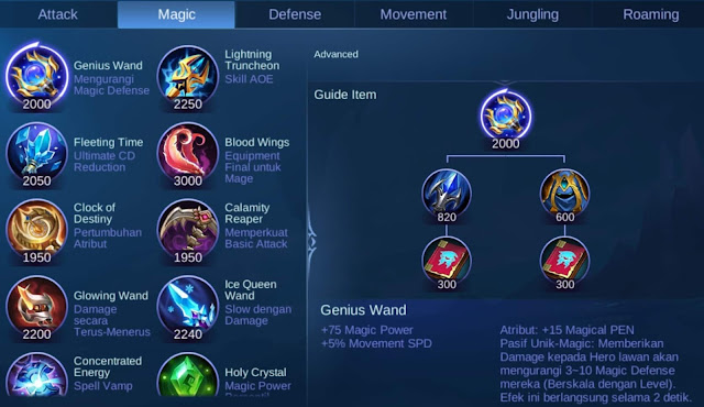 Item Magic Mobile Legend