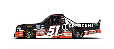 Corey Heim will drive the No. 51 Crescent Tools Toyota.