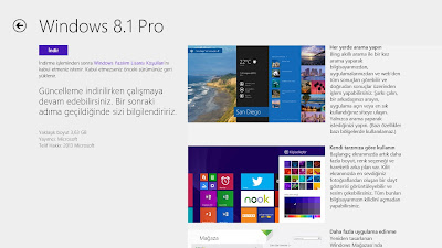 Windows 8.1 Mağaza İndirme