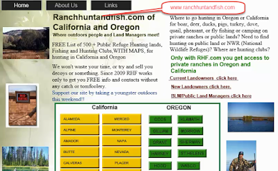 hunting clubs and hunting ranches in california