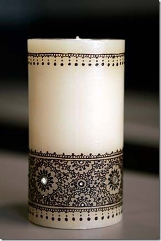 18 Beautiful DIY Henna Art inspired Candle Designs Home 18 Beautiful DIY Henna Art inspired Candle Designs Home
