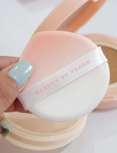 BEAUTY BY PEACH HONEY GLOW COVER CUSHION REVIEW