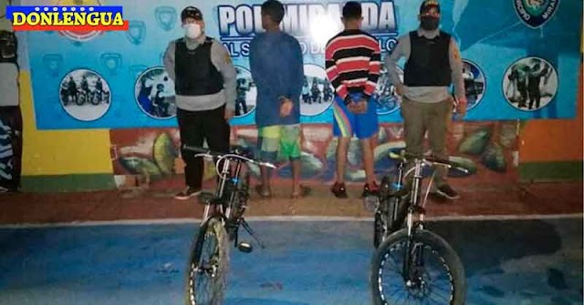Dos malandritos detenidos por vender bicicletas robadas en Miranda