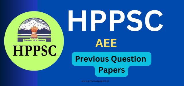 HPPSC Assistant Environment Engineer (AEE) Previous Question Papers PDF