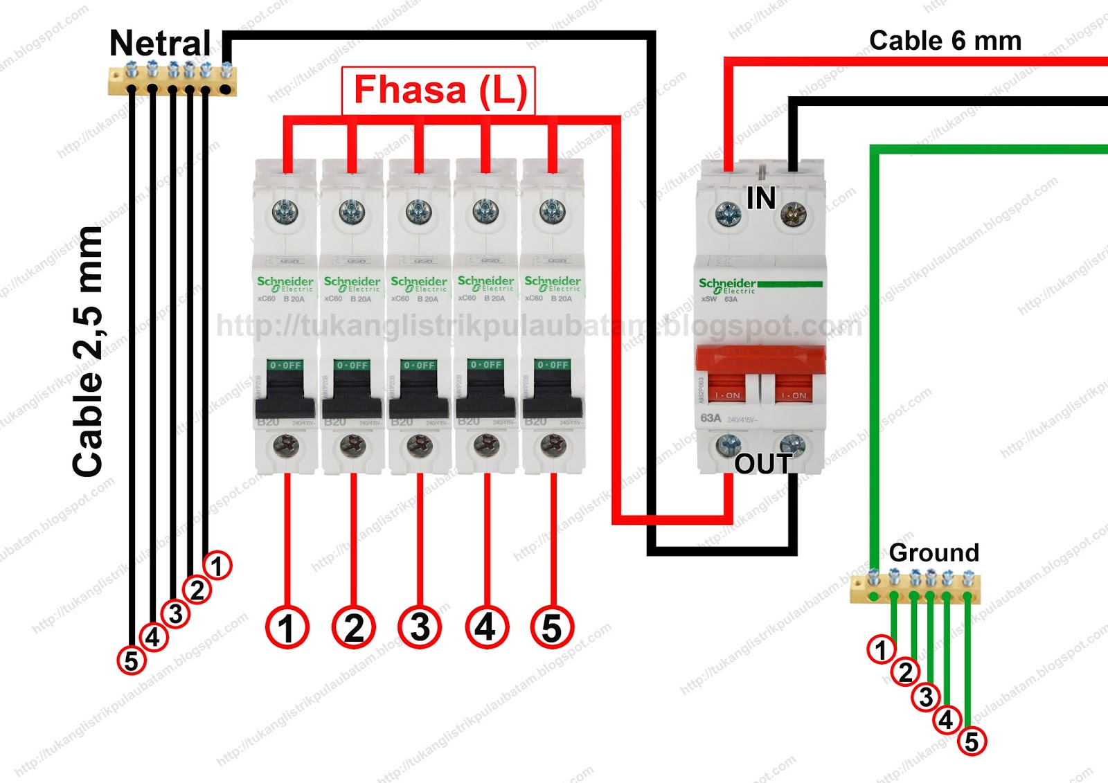 Cara Memasang MCB Miniature Circuit Breaker TUKANG 