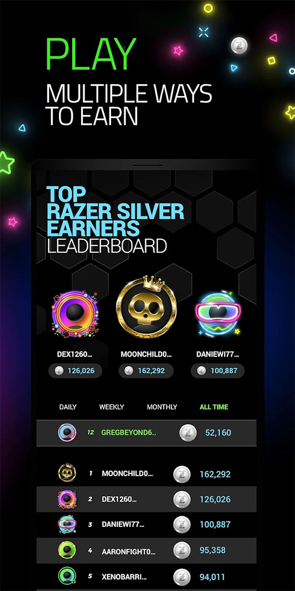 Razer Cortex Games: Rewards - Chơi game kiếm phần thưởng, quà tặng hấp dẫn a2